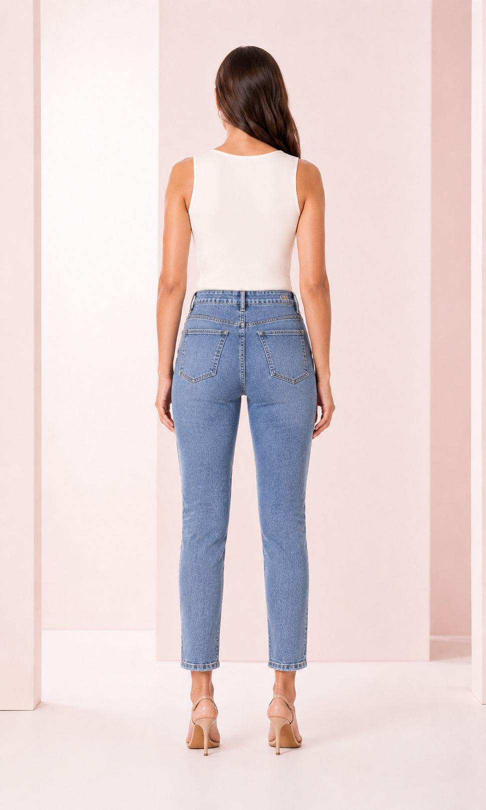 Jeans Slim Azul Claro Stone Wash