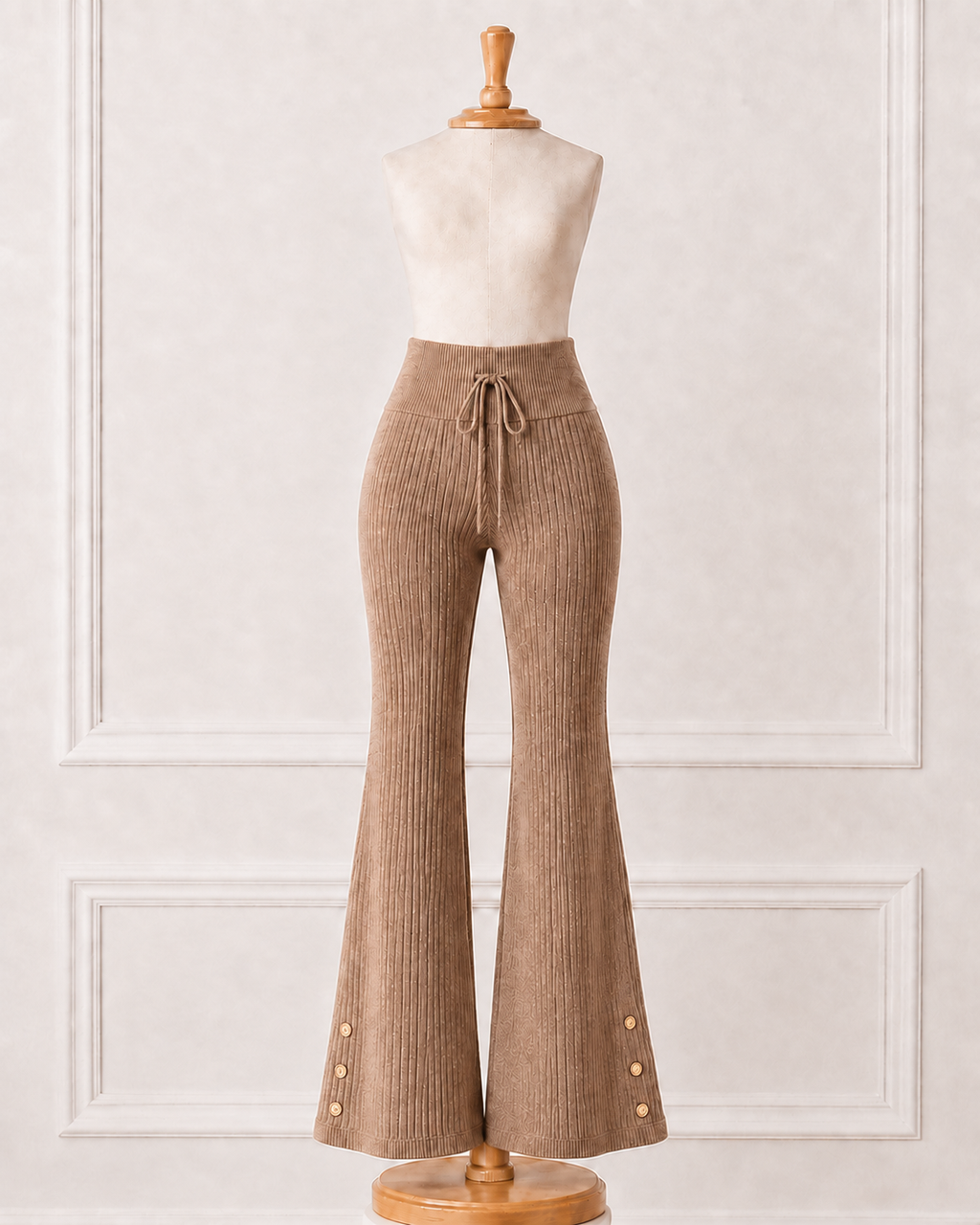 Pantalón Lanilla con Botones