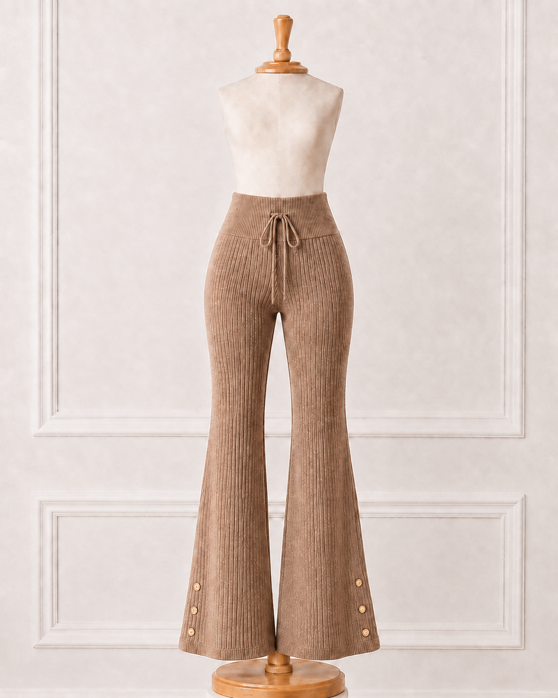Pantalón Lanilla con Botones