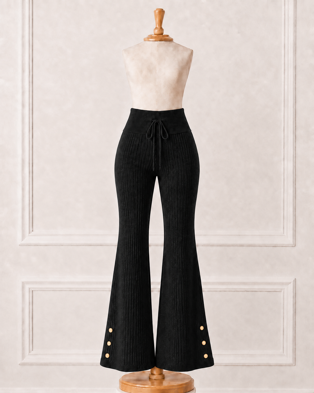 Pantalón Lanilla con Botones