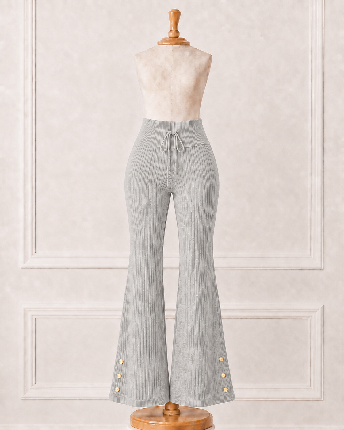 Pantalón Lanilla con Botones