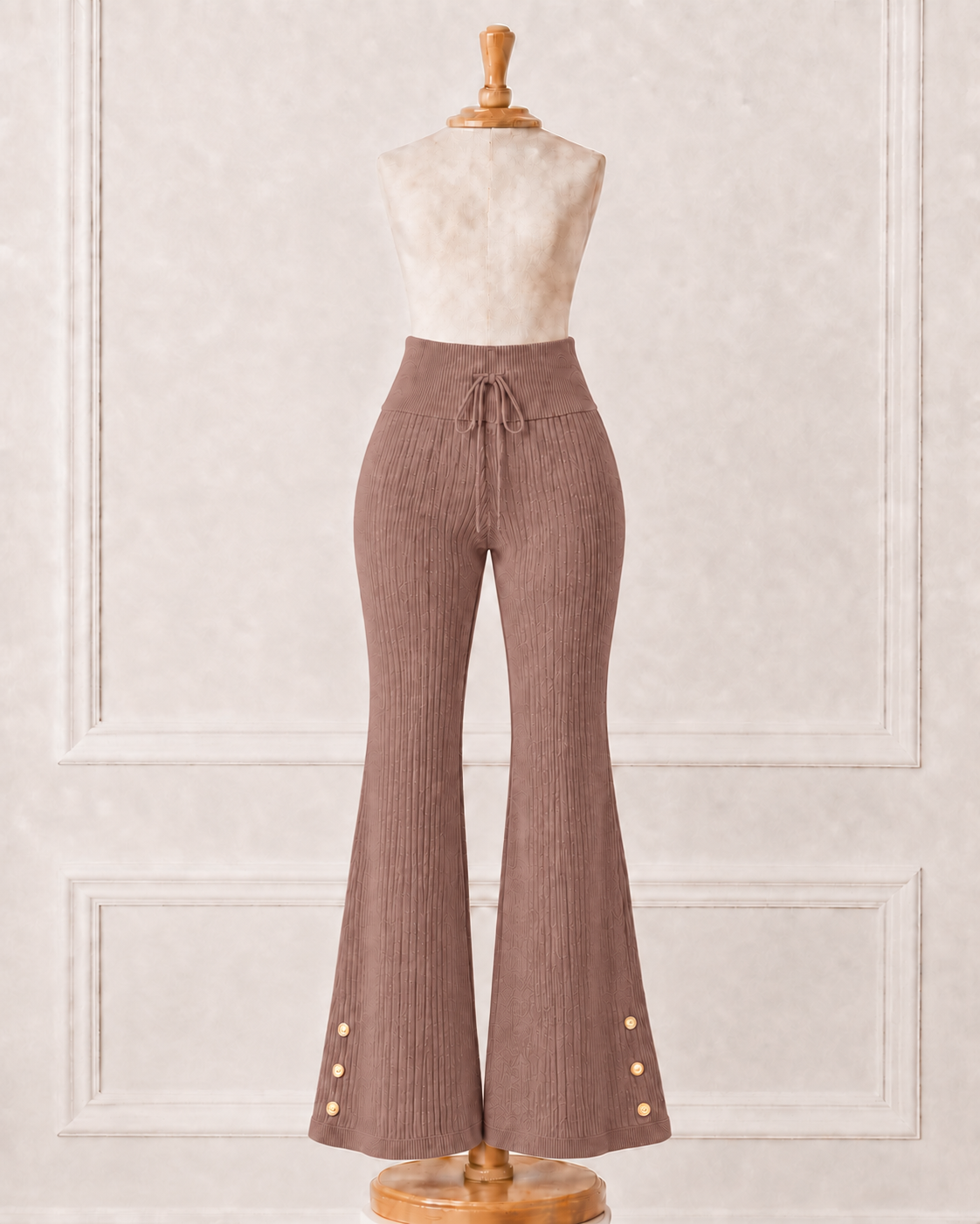 Pantalón Lanilla con Botones