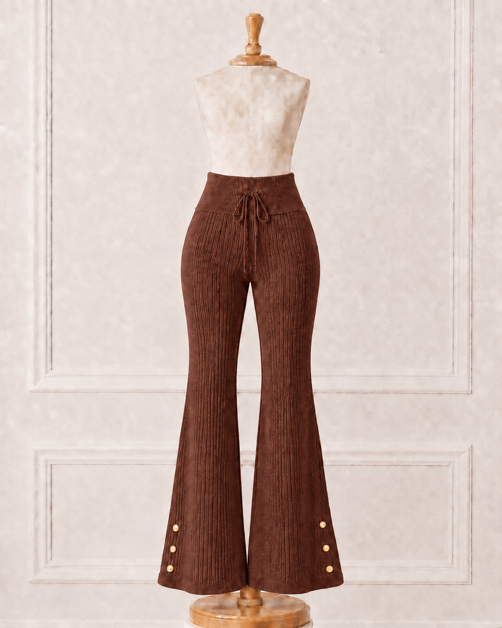 Pantalón Lanilla con Botones